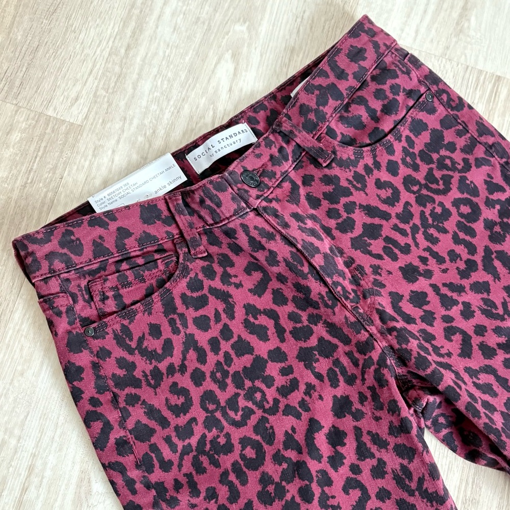 Cheetah Print SkinnyJeans